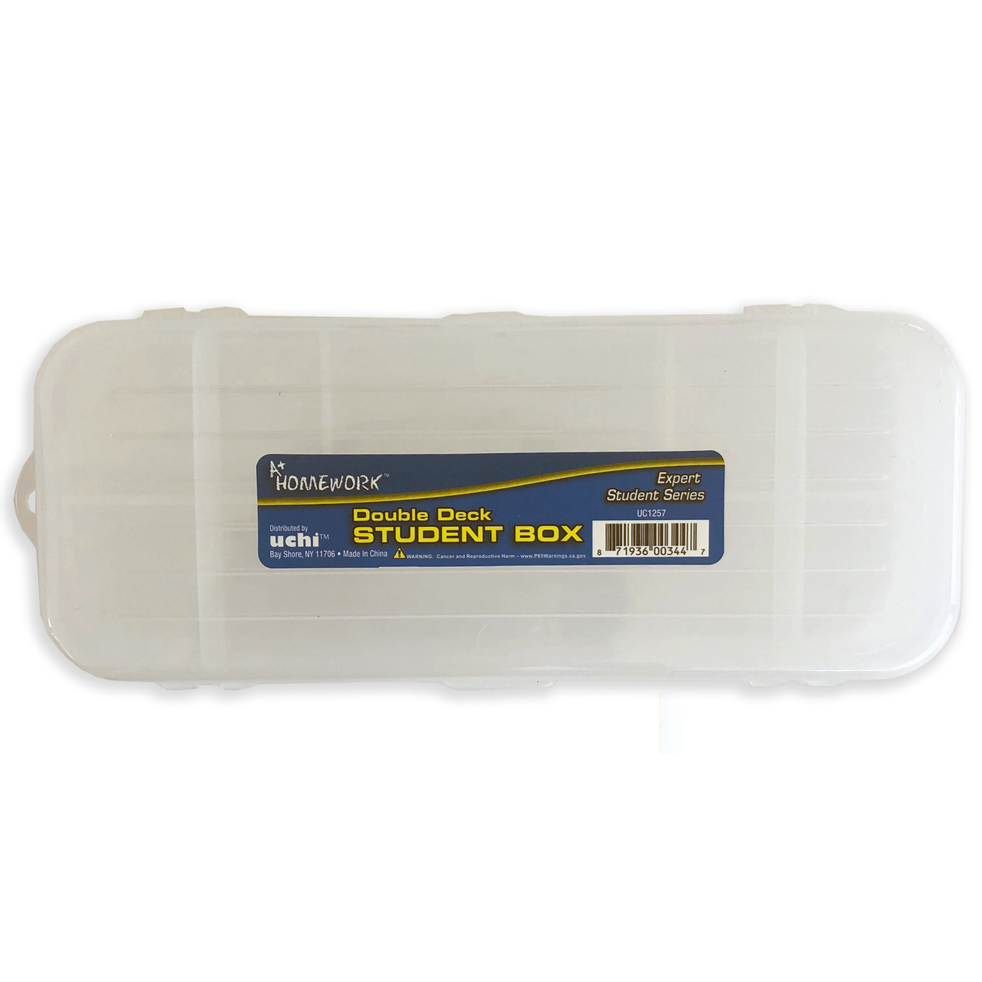 A Plus Homework • Cartuchera plástica "double deck"